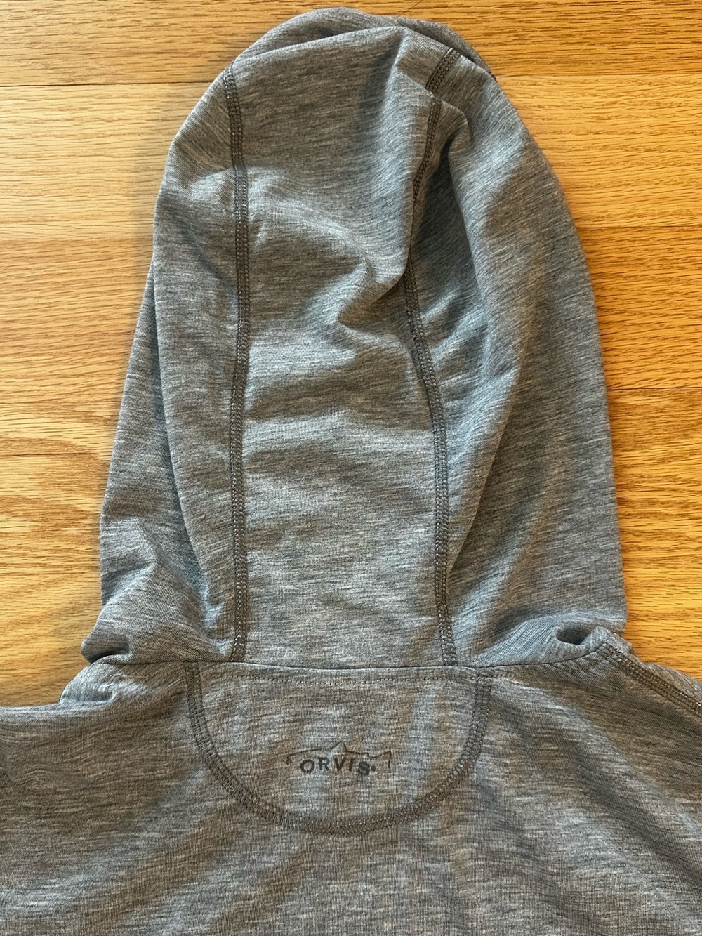 Men’s Orvis long sleeve T-shirt hoodie - Picture 7 of 7